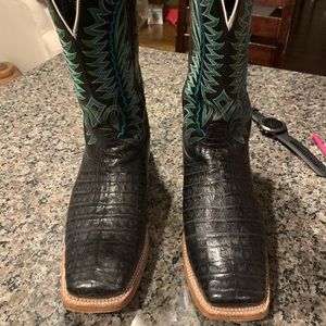 Ariat Caiman Belly cowboy boots